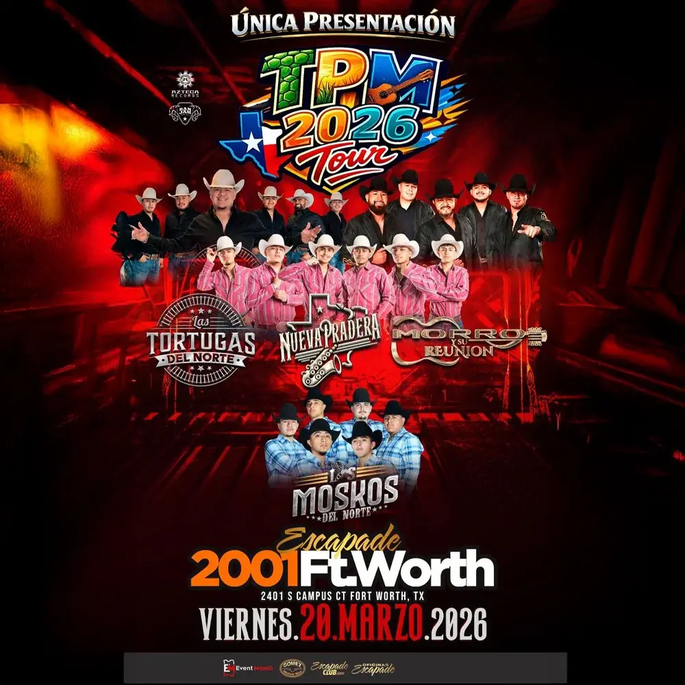 TPM 2026 TOUR con Las Tortugas del Norte y mas *MESAS*
