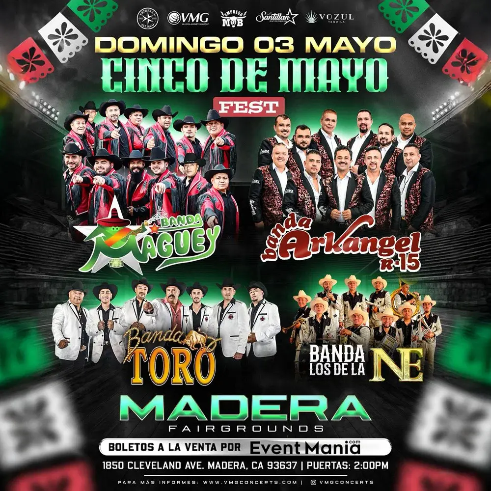 Banda Maguey, Banda Arkangel R-15 y mas - Madera, CA